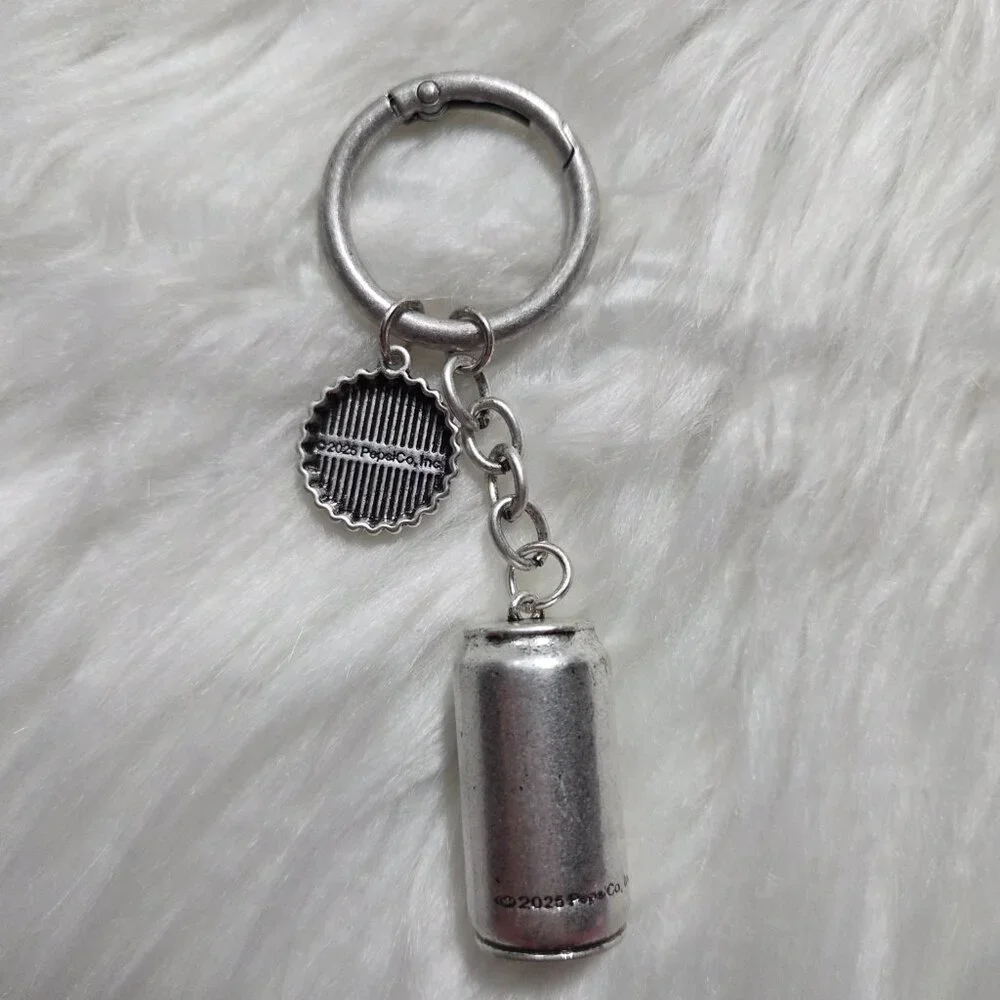 Pepsi Soda Can/Bottle Cap Metal Keychain